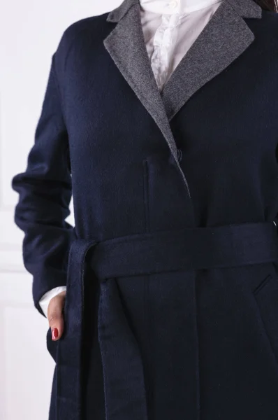 Kabát | s příměsí vlny Armani Exchange tmavě modrá