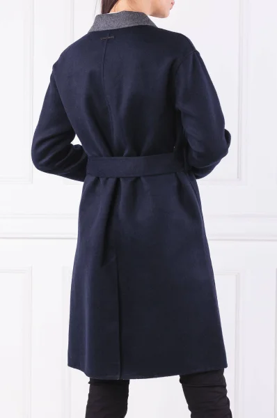 Kabát | s příměsí vlny Armani Exchange tmavě modrá