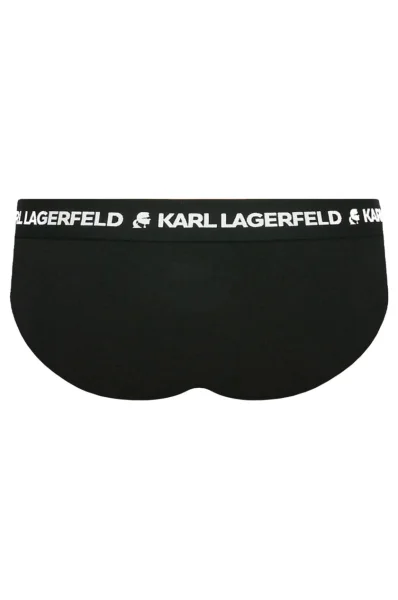 Slipy 3-pack Karl Lagerfeld černá