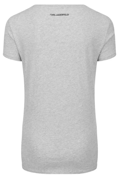 Tričko Ikonik Emoji  Karl Lagerfeld popelavě šedý
