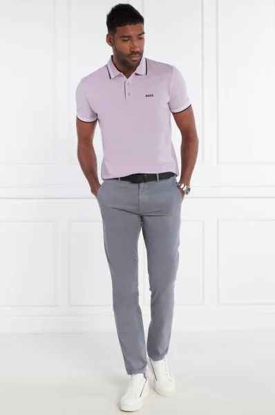 Kalhoty chino | Slim Fit BOSS ORANGE šedý