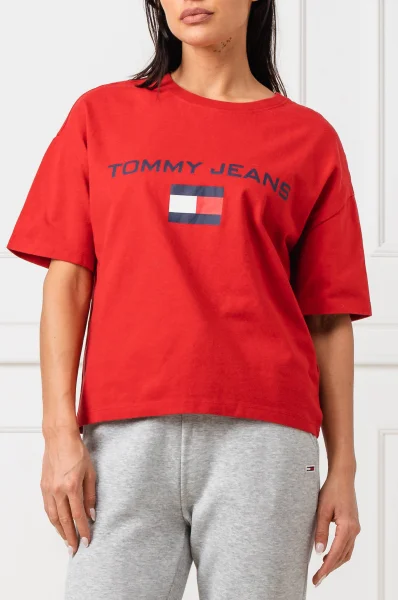 Tričko TJW 90s LOGO | Regular Fit Tommy Jeans červený
