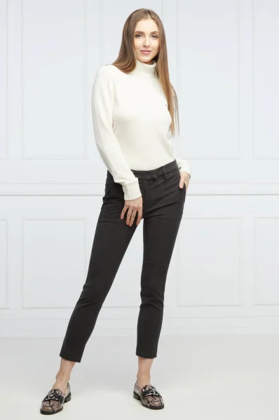 Kalhoty PERFECT | Slim Fit DONDUP - made in Italy černá