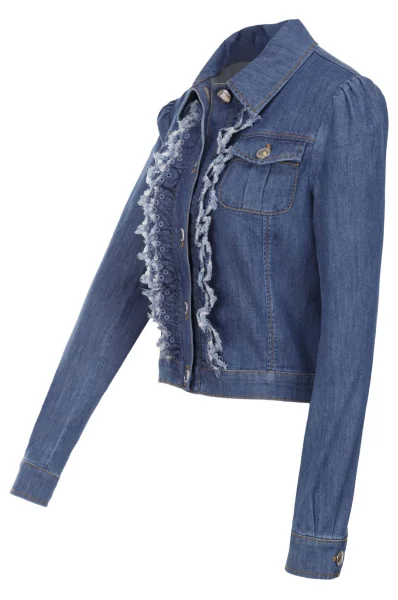 Džínová bunda Boutique Moschino modrá