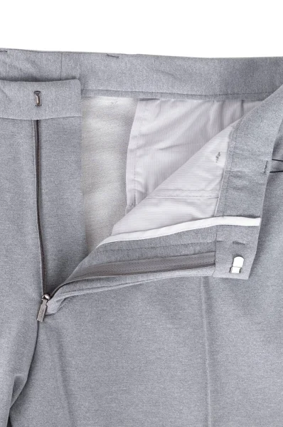 Kalhoty Armani Collezioni popelavě šedý