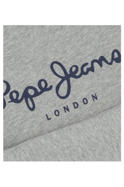 Tričko Art | Regular Fit Pepe Jeans London šedý