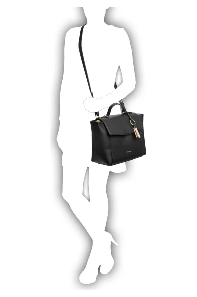 Kufříková kabelka Myra Calvin Klein černá