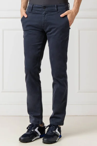 kalhoty schino-slim d | slim fit BOSS ORANGE tmavě modrá