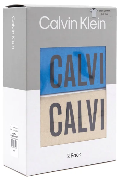 Tričko 2-pack | Regular Fit Calvin Klein Underwear modrá