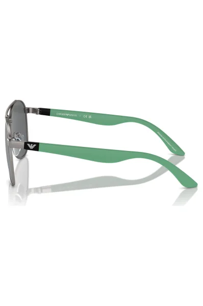Sluneční brýle Emporio Armani zelený