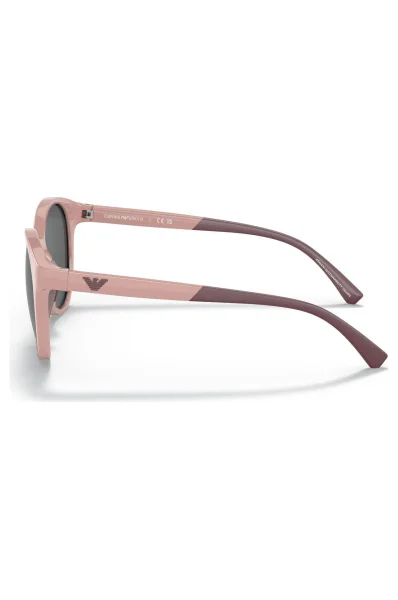 Sluneční brýle Emporio Armani pudrově růžový