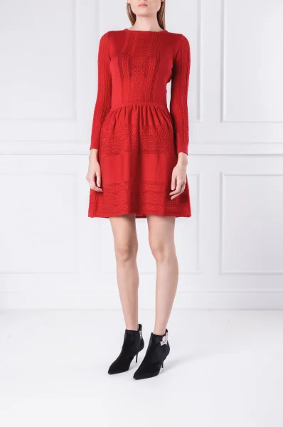 Šaty Boutique Moschino červený