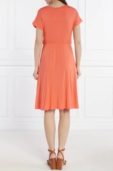 Šaty s opaskem Liu Jo Beachwear korálově růžový