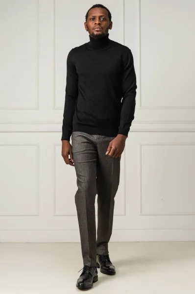 Kalhoty MICRO DESIGN | Slim Fit Tommy Tailored šedý