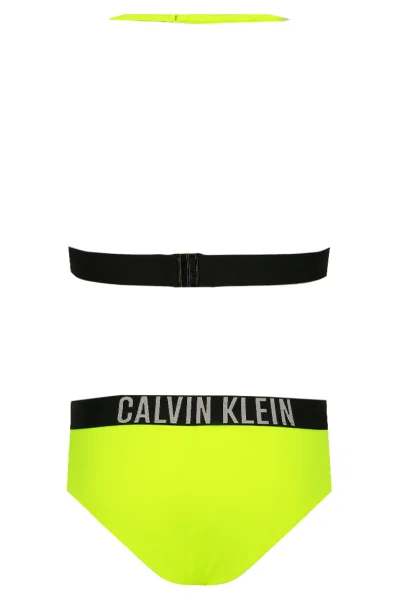 Plavky Calvin Klein Swimwear limetkově zelený