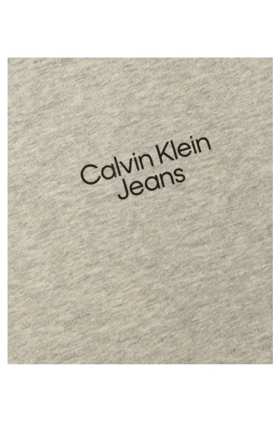 Tričko | Regular Fit CALVIN KLEIN JEANS šedý