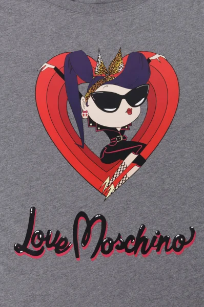 Tričko Love Moschino šedý