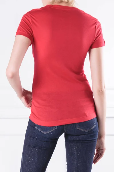 Tričko | Regular Fit GUESS červený