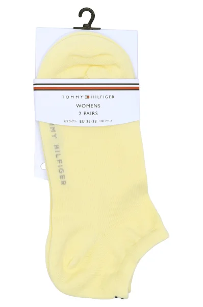 Ponožky 2-pack Tommy Hilfiger žlutý