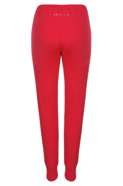 Teplákové kalhoty Twinset U&B červený