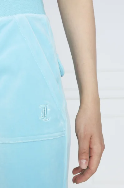 Tepláky Del Ray | Regular Fit Juicy Couture světlo modrá