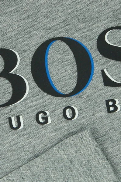 Tričko s dlouhým rukávem | Regular Fit BOSS Kidswear šedý