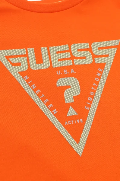 Tričko | Regular Fit GUESS ACTIVE oranžový