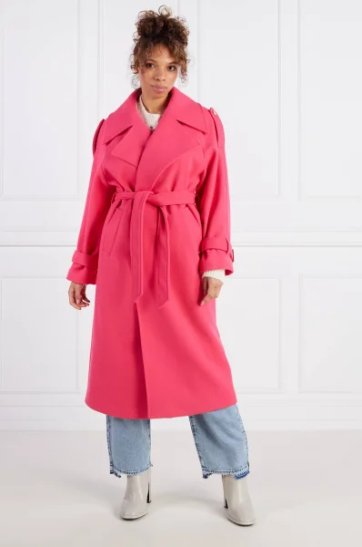 Kabát | s příměsí vlny Liu Jo růžová