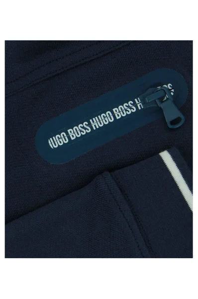 Tepláky | Regular Fit BOSS Kidswear tmavě modrá