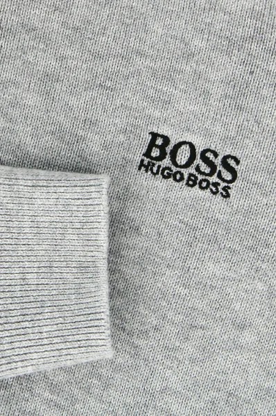 Svetr | Regular Fit BOSS Kidswear šedý