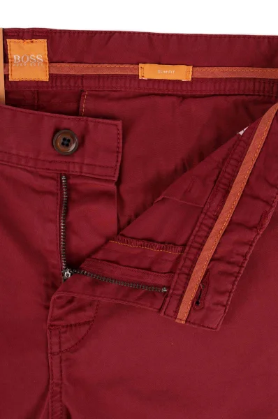 Kalhoty Schino Slim1-D BOSS ORANGE červený