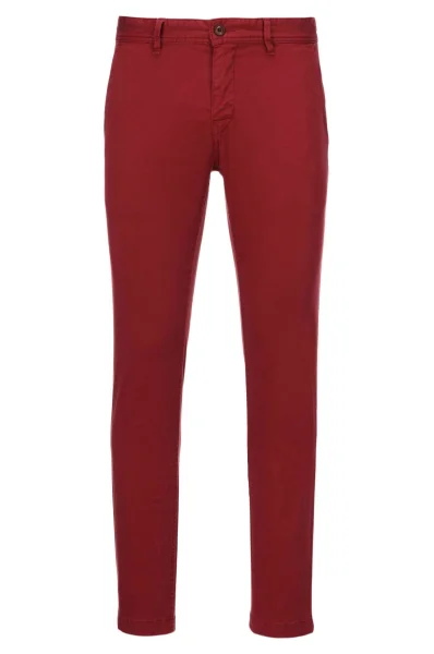 Kalhoty Schino Slim1-D BOSS ORANGE červený
