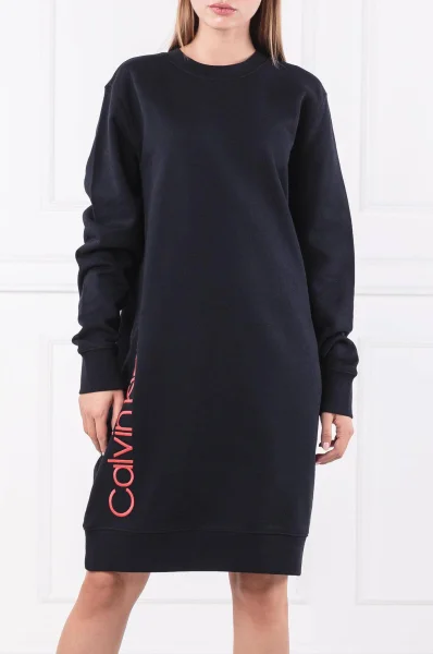Šaty LOGO Calvin Klein černá