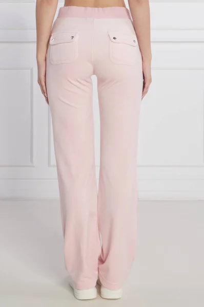 Tepláky Del Ray | Regular Fit Juicy Couture pudrově růžový