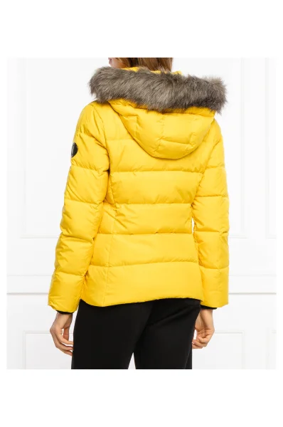 Péřová bunda ESSENTIAL | Regular Fit Calvin Klein žlutý