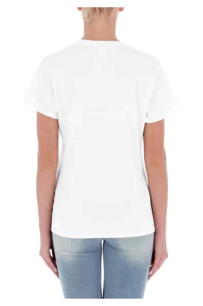 T-shirt Stereo| Regular Fit Pinko bílá