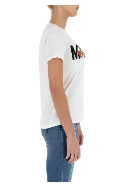 T-shirt | Regular Fit Moschino Swim bílá