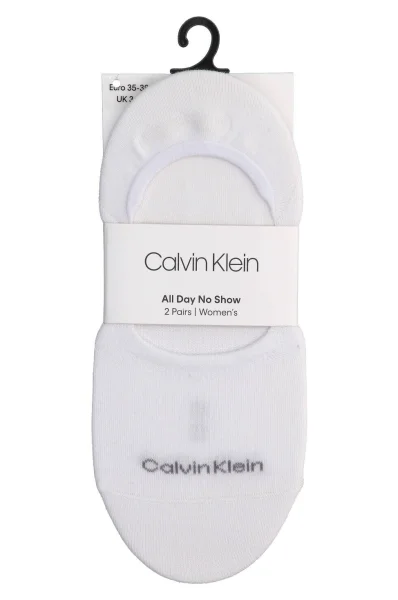 Ponožky/kotníkové ponožky 2-pack Calvin Klein bílá
