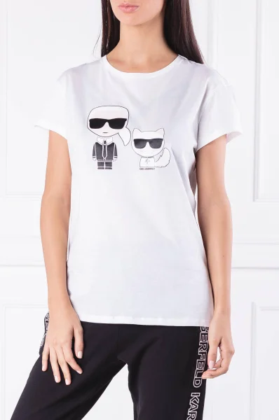 T-shirt | Regular Fit Karl Lagerfeld bílá