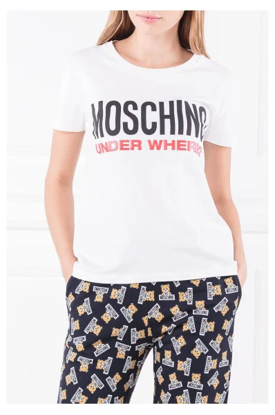 Tričko | Regular Fit Moschino Underwear bílá