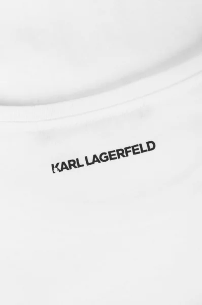 Tričko Ikonik Choupette Karl Lagerfeld bílá