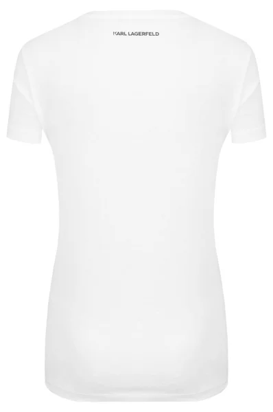 Tričko Ikonik Emoji Karl Lagerfeld bílá