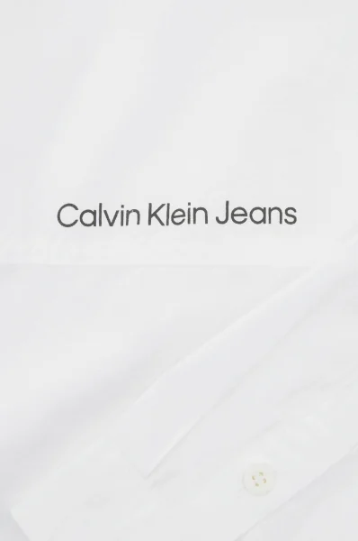 Košile | Regular Fit CALVIN KLEIN JEANS bílá