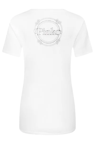T-shirt GINSENG | Loose fit Pinko bílá