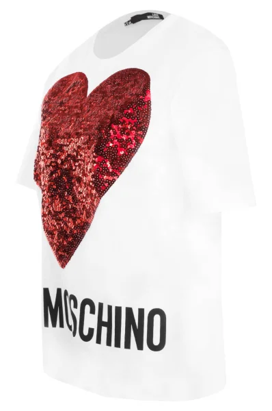 Tričko Love Moschino bílá