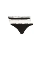 Tanga 3-pack Calvin Klein Underwear černá