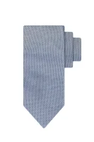 Hedvábná kravata BOSS BLACK modrá