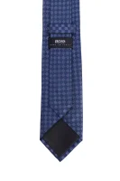 Hedvábná kravata BOSS BLACK tmavě modrá