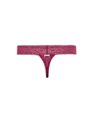Tanga Calvin Klein Underwear malinově růzový
