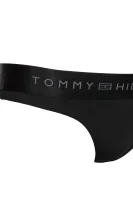 Tanga Microfiber Thong Iconic Tommy Hilfiger černá